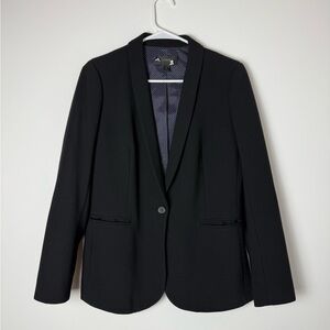J. Crew Women’s Tailored Wool Blend Blazer in Black Size 8